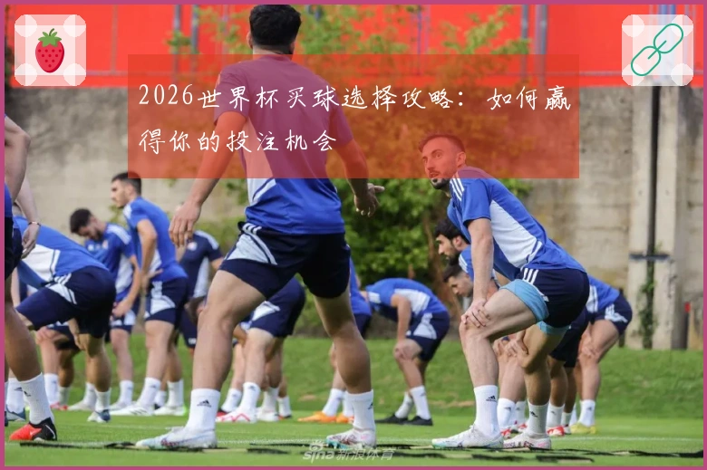 2026世界杯买球选择攻略：如何赢得你的投注机会